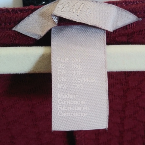 H&M  Short Sleeve Dress Sz 3XL - Picture 5 of 5